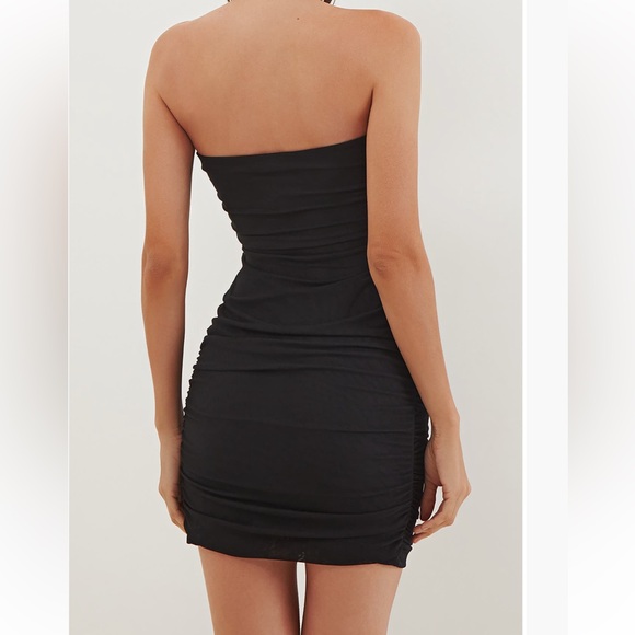 Vix Paula Hermanny Black Mini Dress - Picture 8 of 9